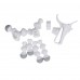 Phone Stand - Universal Pony Shaped Adjustable Phone Clip Grip Holder Stand - White